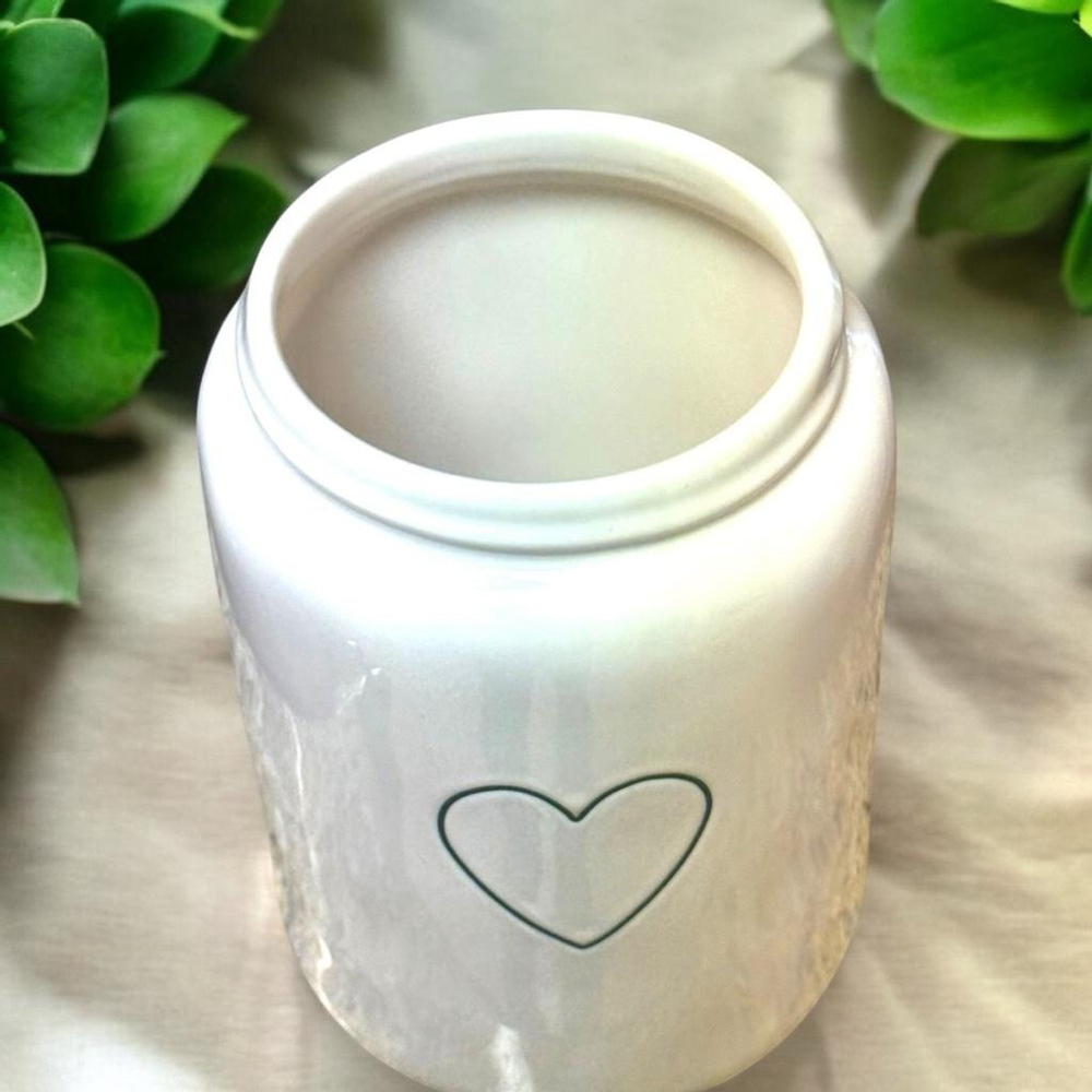 Rae Dunn Storage Heart Canister Mint Condition Canister Love Cookie Jar Storage - Picture 2 of 10